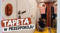 TAPETA ZMIENIŁA WSZYSTKO!  Metamorfoza przedpokoju i ukrytych drzwi!