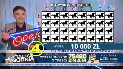 Polonia 1 - "Zagadka Tygodnia" (wersja 30 min.) (21. 04. 2026)