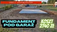 Płyta Fundamentowa Pod Garaż.  Cz. 2 Zasyp, Zagęszczanie, Beton .  Na Działce! odc. 83 #MajsterAmator