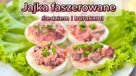 Jajka faszerowane śledziem i burakami - prosta i przepyszna przekąska, idealna na Wielkanoc