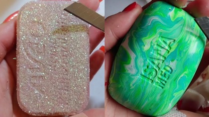 Soap Carving ASMR Relaxing Sounds no talking Satisfying ASMR Video