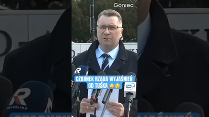 CZARNEK RZĄDA WYJAŚNIEŃ OD TUSKA!
