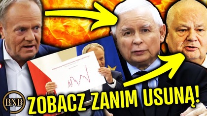TUSK JUŻ USUWA TE NAGRANIA?! TAKIEJ HIPOKRYZJI JESZCZE NIE BYŁO! [ Kaczyński, Glapiński ]