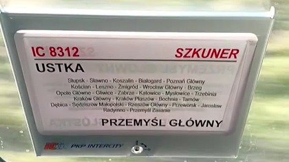 IC 8312 Szkuner Ustka - Przemyśl Główny! 111A Arow! Pozdrowienia dla wszystkich co w podróży!