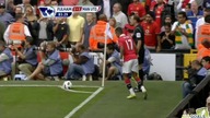 Premier League sezon 2010/2011 Fulham 1-2 Manchester United Hangeland