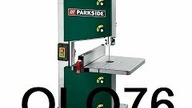 Parkside Piła taśmowa 350W - jak wyregulować taśmę / how to adjust the tape.
