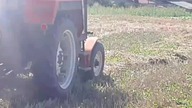Belowanie słomy Zetor 5011 z prasą