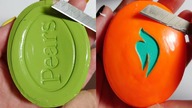 Soap Carving ASMR Relaxing Sounds no talking Satisfying ASMR Video #soapcarving # #soap
