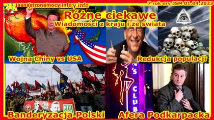 Wojna Chiny vs USA Redukcja populacji Banderyzacja Polski Afera Podkarpacka