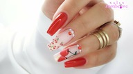 Cherry nails art tutorial /Gabrielle Nails Charbonne