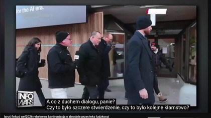 ''Duch dialogu'' i ''odzyskiwanie zaufania społeczeństwa'' czyli hipokryzja w wykonaniu Larrego Finka szefa black rock - davos 2026