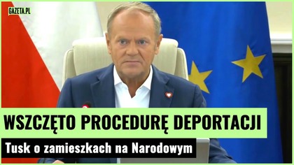Tusk stanowczo o zamieszkach na PGE Narodowym.  Zapowiedział deportacje | Gazeta.pl