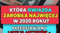 Która gwiazda zarobiła najwięcej w 2020 roku? Są niespodzianki w Top 10! #shorts