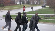Tough guys bring the HOOD TO THE BURBS AT CHRISTMAS - PRANK!