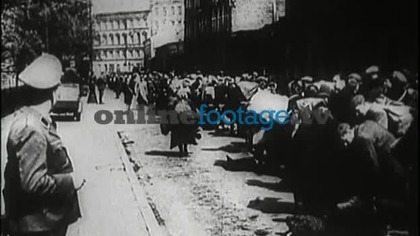 Warsaw 1942 - Jewish Ghetto police deports Jews to German Death Camps