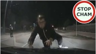 Rowerzysta wskakuje na auto #530 Wasze Filmy