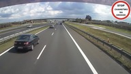 Szeryf  w Vanie na S7 - zajechał drogę i wyhamował VW-gena #111 Wasze Filmy