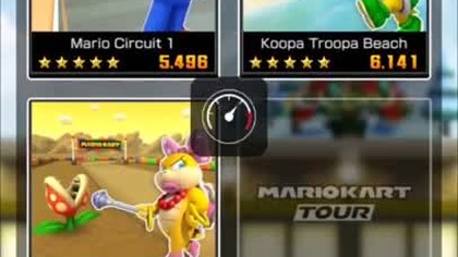 Mario Kart Tour Winter Tour Koopa Troopa Cup Choco Island 2