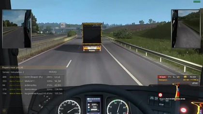 LIVE Konwój firmowy Firmy Berlin-Trans Wirtualna Spedycja z Berlina do Paryża.