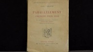 Wydanie poezji Paula Verlainea Parallèlement.  Chansons pour elle (Paralelnie.  Pieśni dla niej)