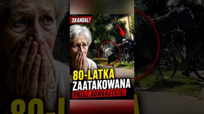 Szokujące sceny z Wrocławia.  Starsza kobieta upadła po konflikcie z rowerzystą.   #polska #rower