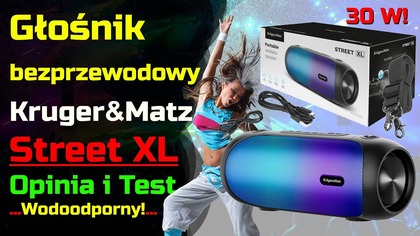 Głośnik Bluetooth Kruger&Matz Street XL - Opinia
