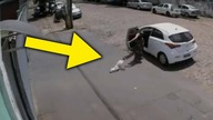 WYRZUCIŁA CHOREGO PSA I ODJECHAŁA, wszystko nagrała KAMERA MONITORINGU