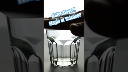 Watch as I fill a glass with water, cover it with a piece of paper, flip the glass upside down... and the water doesnt spill!  Discover the secret behind this jaw-dropping science experimentits all about air pressure. The pressure of the air outside the glass is stronger than the pressure inside, pushing upward and keeping the paper (and water!) in place, even against gravity. Mind blown? Try it yourself and impress your friends with this cool science magic! 

@CzyWieszJak