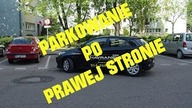 Parkowanie prostopadłe po prawej stronie - wjazd przodem.