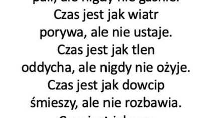 Czas - poezja Łukasza Przelaskowskiego @OkiemPisarza #poeta #pisarz #łukaszprzelaskowski #czasLP