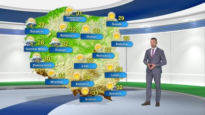 Prognoza pogody na TVN Meteo (05. 08. 2022)