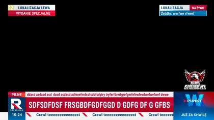 Republika - Testy nowej grafiki ekranowej przed programem informacyjnym "Dzisiaj" (14. 10. 2025)