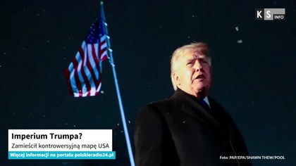 Imperium Trumpa? Zamieścił kontrowersyjną mapę USA [KS Info]