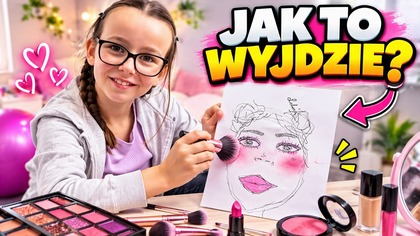 ROBIĘ MAKIJAŻ NA MOIM RYSUNKU DZIEWCZYNY  Sobotnie wygłupy i mieszanie slime z gliną  Daily Vlog