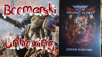 Paczka z 41 Milenium - Unboxing Warhammer 40k Wrath & Glory Starter