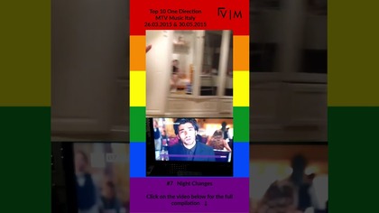 MTV Music (Italy) - Top 10 - One Direction - Night Changes (26. 03 & 30. 05. 2015) #shorts