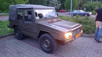 Bydgoskie Klasyki Nocą VOL.  1 - odjazd Wojskowego Volkswagena