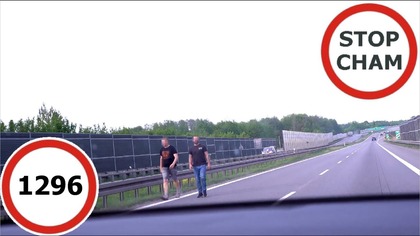 Stop Cham #1296 - Niebezpieczne i chamskie sytuacje na drogach