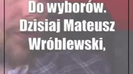 Do wyborów.  Dzisiaj Mateusz Wróblewski, kandydat na burmistrza Bychawy