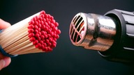 HEAT GUN vs MATCHES | 10 Incredible Experiments