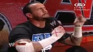 CM Punk Shoot On RAW 27. 06. 2011