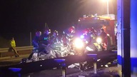Makabryczny wypadek - z audi nic nie zostało