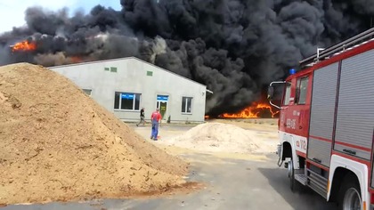 Pożar w Leśnicy Eurodom