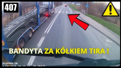 Bandycki manewr kierowcy zawodowego