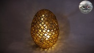 Jak zrobić błyskawicznie złote jajo lampion z makaronu - Pomysły Plastyczne DiY