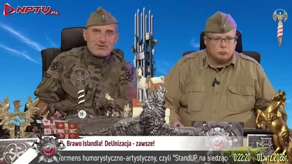 BRAWO ISLANDIA! Pon.  31. 8. 2026r.  W.  Olszański, M.  Osadowski Kamraci NPTV.pl RODACY KAMRACI.