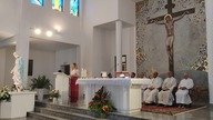 Medjugorie 15-06-2022 Tihalina psalm i Ewangelia . W kościele z przepiękną Maryją.