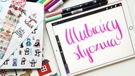 Bujo ulubieńcy stycznia | Bullet journal, ipad, naklejki, brushpeny