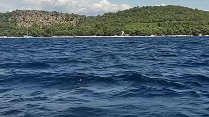 Spokojny dzień na Adriatyku #shorts #travel #nature #ocean #drone #view #relax