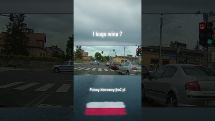 Zielone nie zawsze znaczy bezpiecznie!  #wypadek #policja #zieloneswiatlo #viral